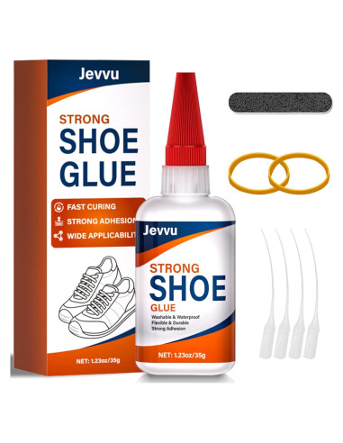 Pegamento para Zapatos Jevvu 35g - Secado Rápido, Impermeable