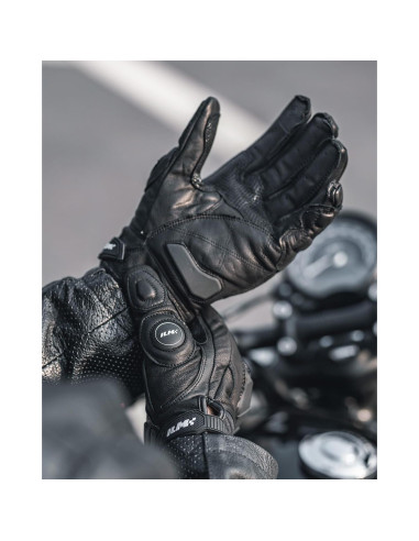 Guantes de motocicleta ILM GRC01 de cuero transpirables XXL