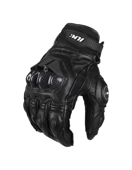 Guantes de motocicleta ILM Air Flow 3XL Negro táctiles Guantes de motocicleta ILM Air Flow 3XL Negro táctiles