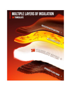 Guantes de Moto BORLENI AXE02 Impermeables Talla Grande 2