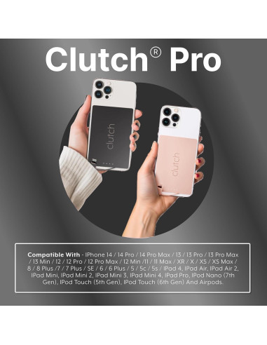 Cargador Portátil Clutch Pro 5000mAh para iPhone Negro