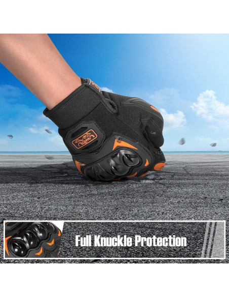 Guantes de Motocicleta COFIT XL Naranja Transpirables y Antideslizantes Guantes de Motocicleta COFIT XL Naranja Transpirables y Antideslizantes