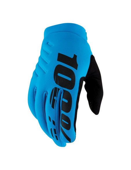 Guantes de Motocross 100% BRISKER Turquesa Talla Grande Guantes de Motocross 100% BRISKER Turquesa Talla Grande
