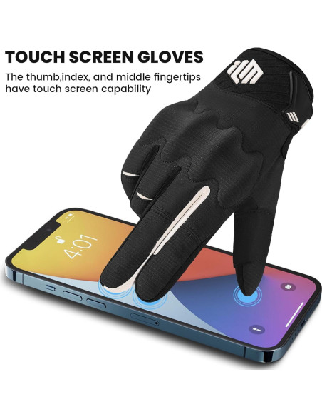 Guantes de Motocicleta ILM JC38 Niños Táctiles Antideslizantes Guantes de Motocicleta ILM JC38 Niños Táctiles Antideslizantes