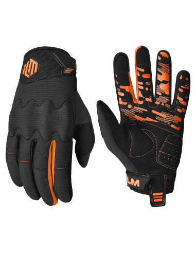 Guantes de Motocicleta ILM JC38 Niños Naranja Talla 2XS