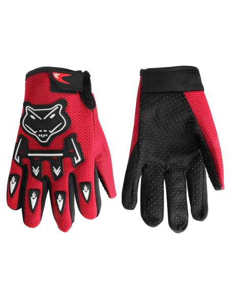 Guantes de Moto JAGASOL JA-ST-XSK Rojos para Niños Guantes de Moto JAGASOL JA-ST-XSK Rojos para Niños
