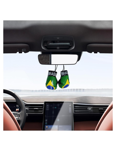 Guantes de Boxeo Mini Kewucn para Espejo de Coche - PVC Brasil Guantes de Boxeo Mini Kewucn para Espejo de Coche - PVC Brasil