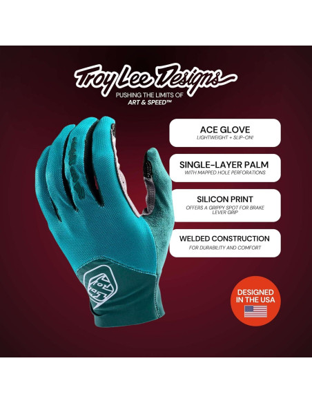 Guantes Troy Lee Designs Ace 2.0 Wildflower Talla L Guantes Troy Lee Designs Ace 2.0 Wildflower Talla L