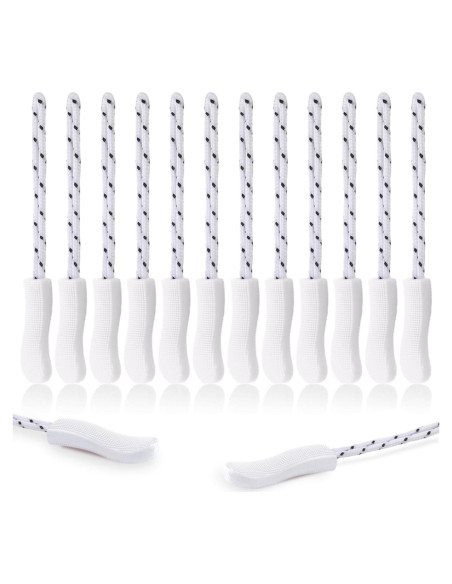 Tiradores de Cremallera CooBigo 12 Paquetes Blanco Antideslizante Tiradores de Cremallera CooBigo 12 Paquetes Blanco Antideslizante