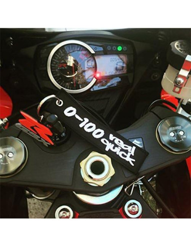 MotoLoot Llavero 0-100 Real Quick para Motocicletas