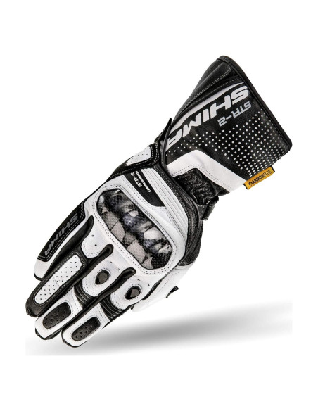 Guantes de Moto SHIMA STR-2 Cuero Táctil Blanco XXL Guantes de Moto SHIMA STR-2 Cuero Táctil Blanco XXL