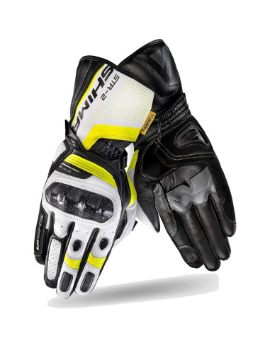 Guantes de Motocicleta SHIMA STR-2 Fluo 3XL con Pantalla Táctil