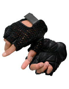Guantes de Motocicleta Milwaukee Leather SH219 Sin Dedos