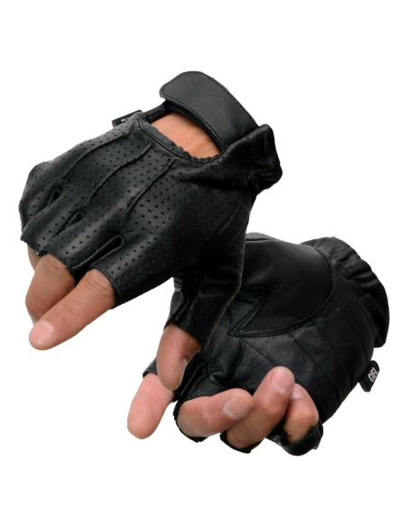 Guantes de Cuero sin Dedos Milwaukee SH357 para Hombre Guantes de Cuero sin Dedos Milwaukee SH357 para Hombre