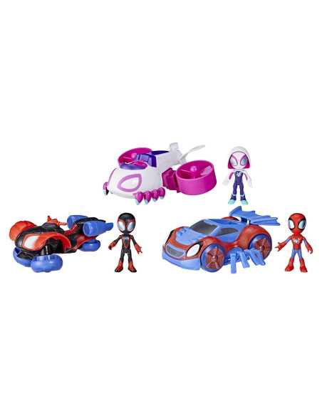 Set de Juego Spidey y sus Increíbles Amigos Hasbro 3 Vehículos Set de Juego Spidey y sus Increíbles Amigos Hasbro 3 Vehículos