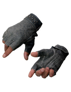 Guantes de moto Milwaukee Leather MG7761 sin dedos - Grande
