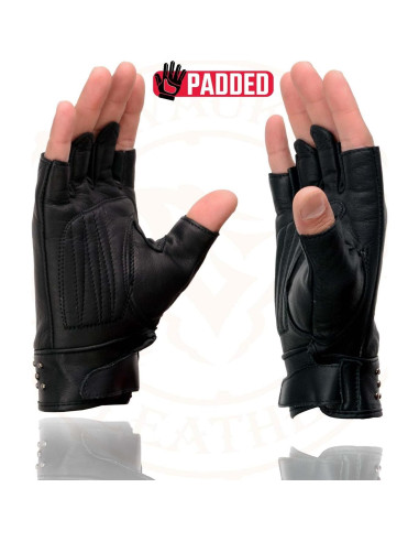 Guantes de moto Milwaukee Leather MG7761 mujer sin dedos
