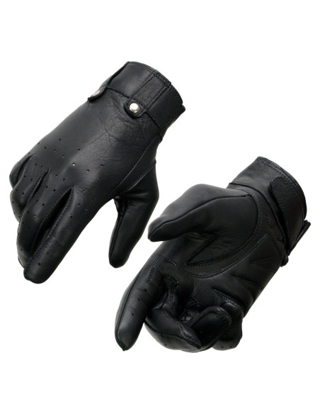 Guantes de Conducción de Cuero Milwaukee Leather - Grande Guantes de Conducción de Cuero Milwaukee Leather - Grande