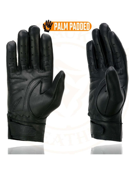 Guantes de Conducción de Cuero Milwaukee Leather - Grande Guantes de Conducción de Cuero Milwaukee Leather - Grande