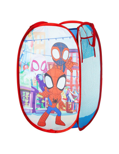 Cesto Plegable Disney Spidey 80L para Juguetes y Ropa
