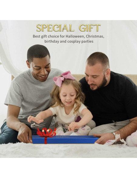Varita Mágica Iluminada Kwistq Recargable con Accesorios Varita Mágica Iluminada Kwistq Recargable con Accesorios