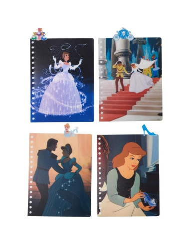 Cuaderno de Pestañas Disney Cenicienta 96 Páginas Rayadas