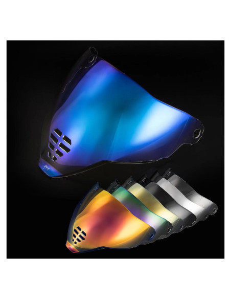 Visor PSLER IC-06 para Casco Icon Airflite Azul Transparente Visor PSLER IC-06 para Casco Icon Airflite Azul Transparente
