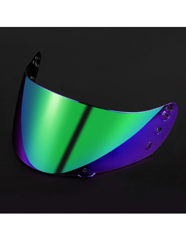 Visera Casco Motocicleta ICON IC04 Verde Gradiente UV