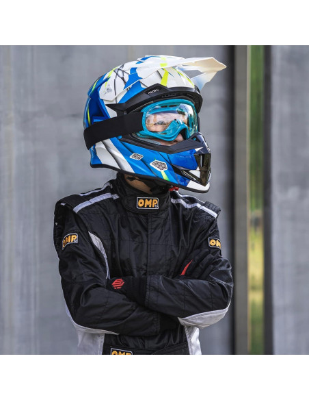 Casco ILM H613 para Niños Motocross Azul Mediano Casco ILM H613 para Niños Motocross Azul Mediano