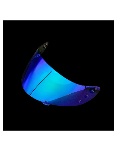 Visera Casco Motocicleta ICON IC04 Verde-Azul UV Protección Visera Casco Motocicleta ICON IC04 Verde-Azul UV Protección