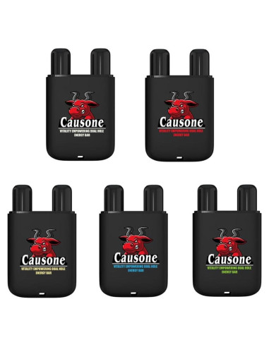 Inhalador Nasal LAMUSELAND de Aceite Esencial de Menta - Set 5 Piezas