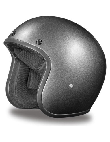 Casco Daytona Helmets Cruiser 3/4 Vintage Gris Metálico