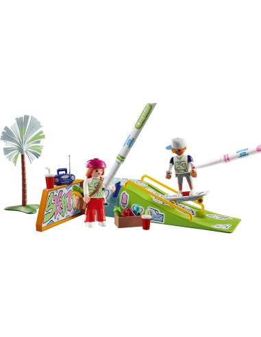Parque de Patinaje Playmobil 71515 con Marcadores Crayola