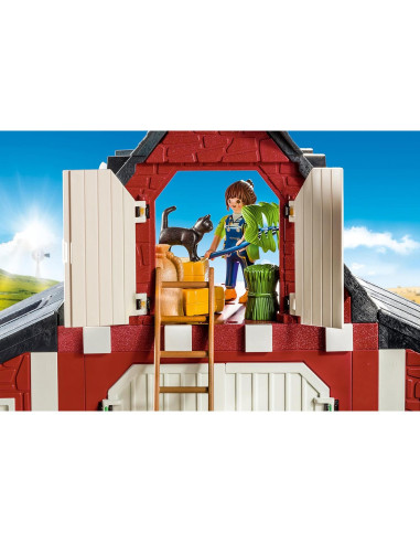 PLAYMOBIL Establo con Silo y Animales - Set 9315