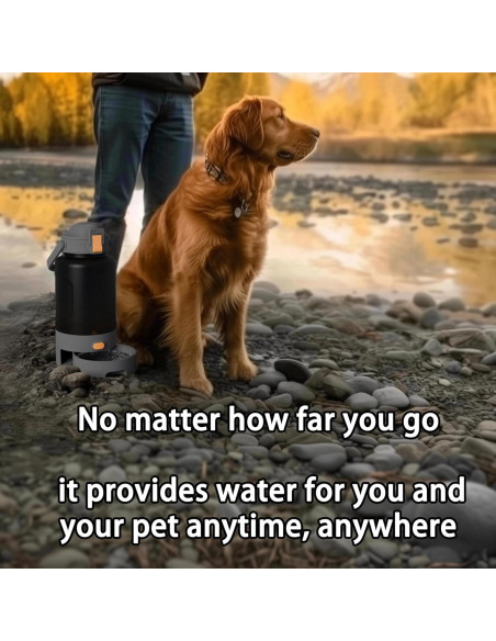Botella de Agua Portátil Wreyng 50oz para Perros y Humanos Botella de Agua Portátil Wreyng 50oz para Perros y Humanos