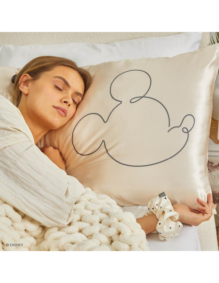 Funda de Almohada Kitsch Disney Mickey Mouse King Satén Funda de Almohada Kitsch Disney Mickey Mouse King Satén