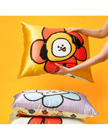 Funda de Almohada Kitsch Chimmy Satén 600 Hilos Reina