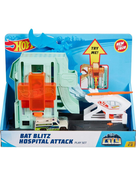 Conjunto de Juego Hot Wheels Ataque de Criaturas GJK90 Conjunto de Juego Hot Wheels Ataque de Criaturas GJK90