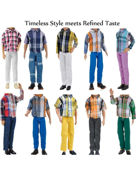 Conjunto de Ropa para Muñeco E-TING 10 Piezas 30,48 cm Conjunto de Ropa para Muñeco E-TING 10 Piezas 30,48 cm