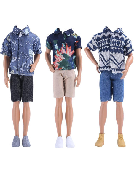 Conjunto Ropa para Muñeca E-TING 3 Sets 12 Pulgadas Conjunto Ropa para Muñeca E-TING 3 Sets 12 Pulgadas