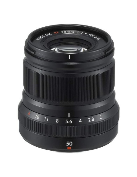 Lente Fujifilm XF 50mm F2 R WR Negro - Resistente al Agua Lente Fujifilm XF 50mm F2 R WR Negro - Resistente al Agua