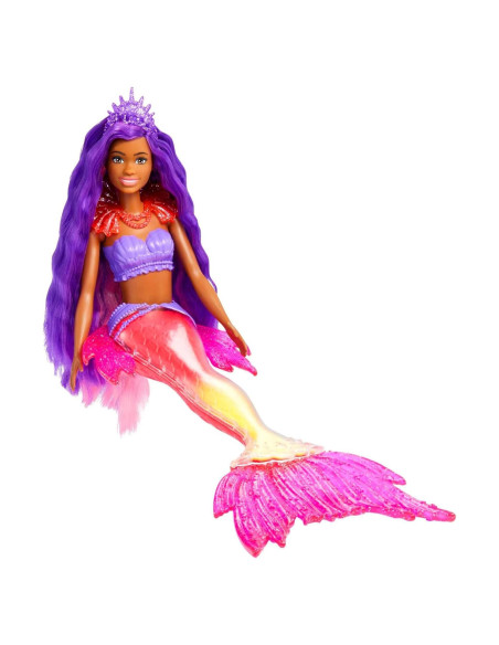 Muñeca Barbie Sirena Poder Brooklyn con Mascota y Accesorios Muñeca Barbie Sirena Poder Brooklyn con Mascota y Accesorios