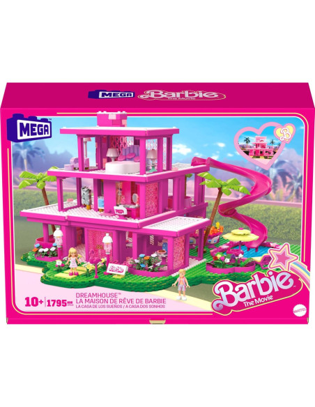 Set de Construcción MEGA Barbie DreamHouse 1795 Piezas Set de Construcción MEGA Barbie DreamHouse 1795 Piezas