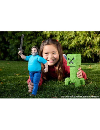 Figura de acción Mattel Minecraft Creeper 30,48 cm posable