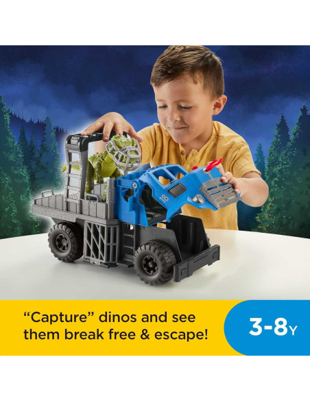 Fisher-Price Imaginext Vehículo Dino Hauler T. rex 3+ Años Fisher-Price Imaginext Vehículo Dino Hauler T. rex 3+ Años