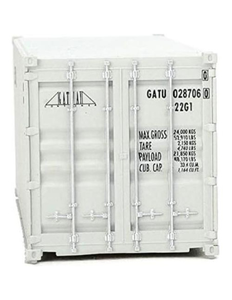 Contenedor Corrugado 20' Walthers Gateway HO Gris Contenedor Corrugado 20' Walthers Gateway HO Gris