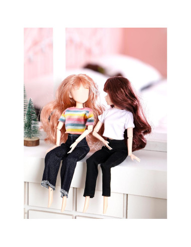 Bencailor 8 Piezas Ropa de Muñeca 28.58 cm Verano