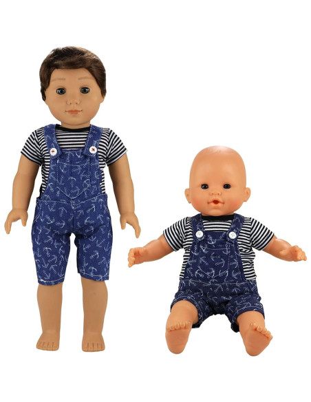 Ropa de Muñeca Niño BARWA 6 Conjuntos 14-46 cm Ropa de Muñeca Niño BARWA 6 Conjuntos 14-46 cm