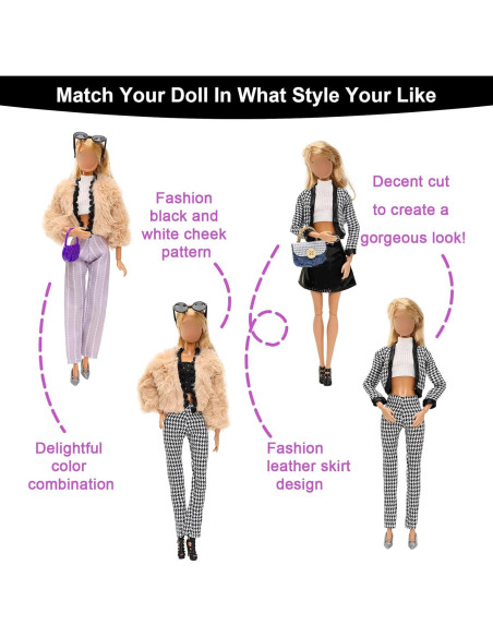 Ropa y Accesorios para Muñecas Enoch MHB00768 29 Piezas
