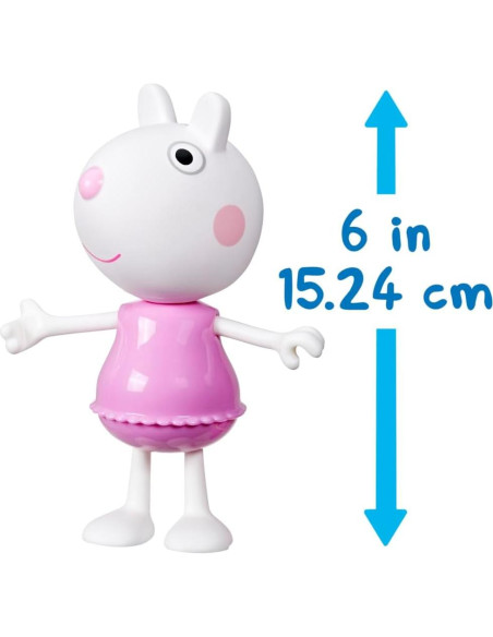 Muñeca Suzy Sheep de Peppa Pig con 6 accesorios 15 cm Muñeca Suzy Sheep de Peppa Pig con 6 accesorios 15 cm